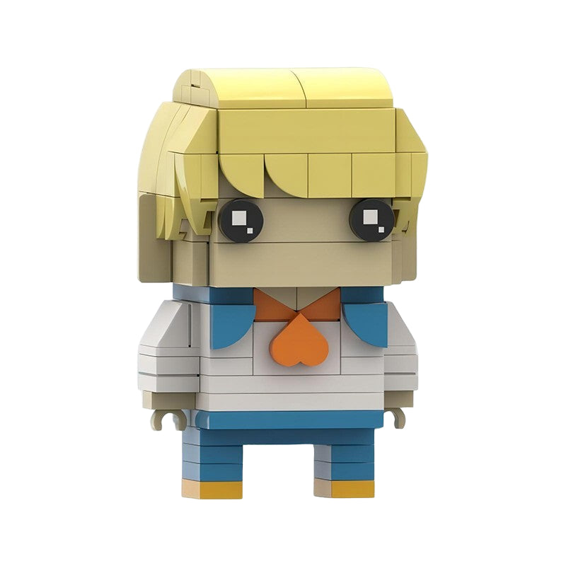 fred jones brickheadz building set | scooby doo moc - 2