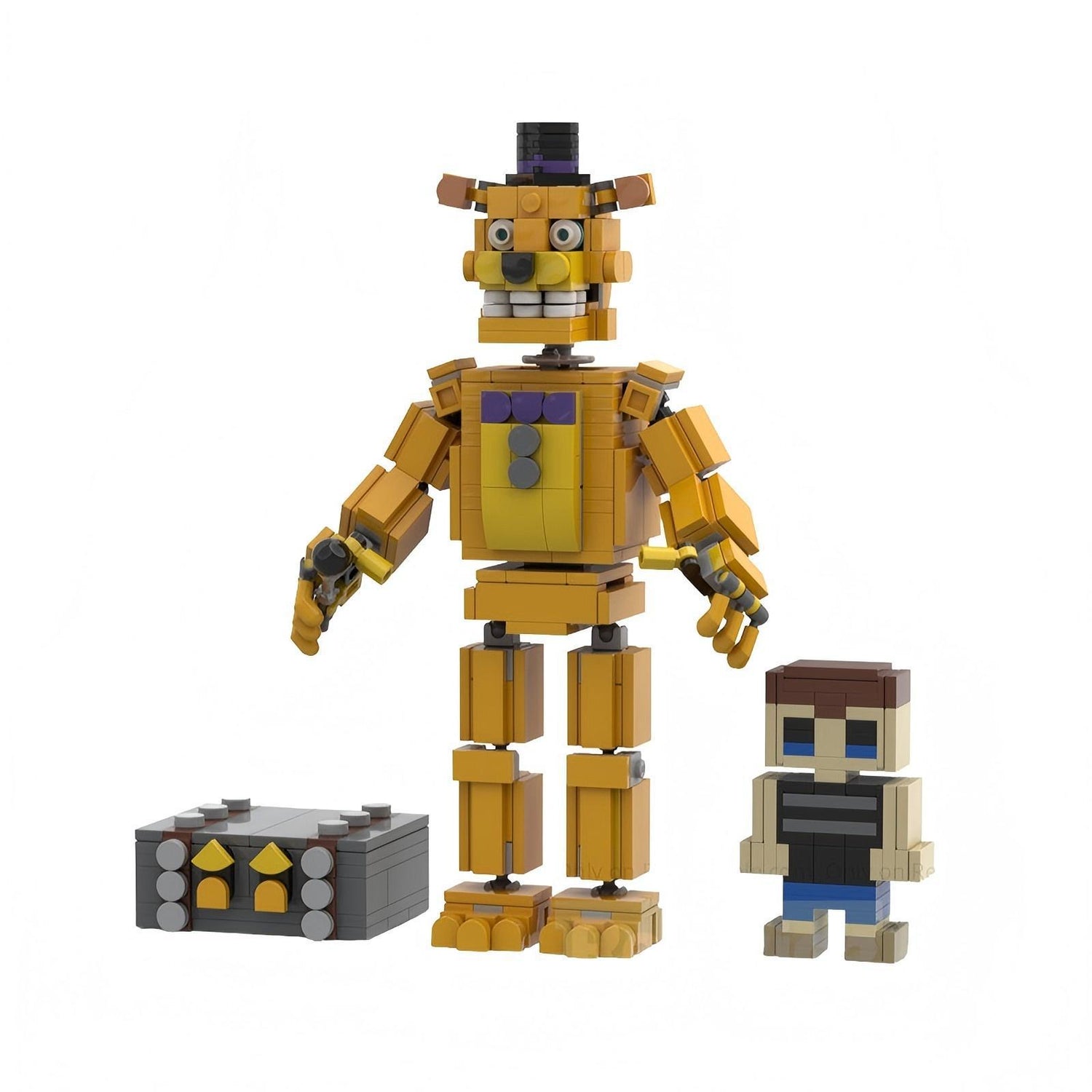 fredbear building set | five nights at freddy's 4 | moc-228539 - 1