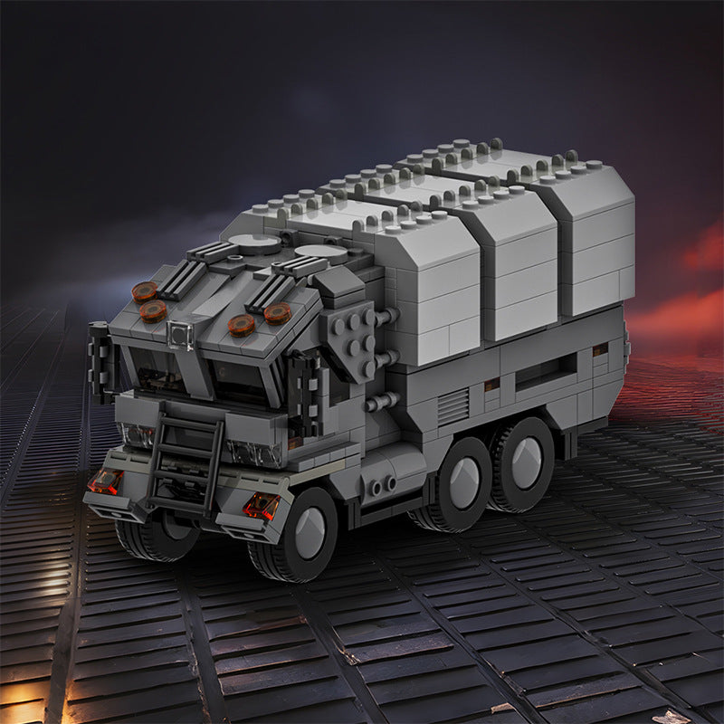 futuristic military truck building set - 1