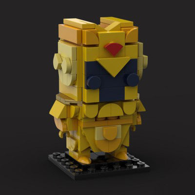 gemini illusion brickheadz building set | saint seiya | moc-93986 - 3