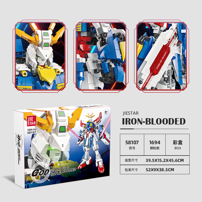gf13-017njii god gundam iron-blooded - jie star 58107 - 1