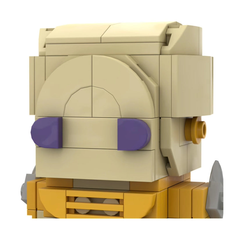 giorno giovanna brickheadz set | jojo’s bizarre adventure | lego compatible - 2