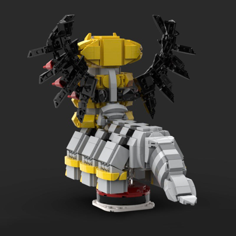 giratina altered form brickheadz building set | pokèmon | moc-112440 - 3