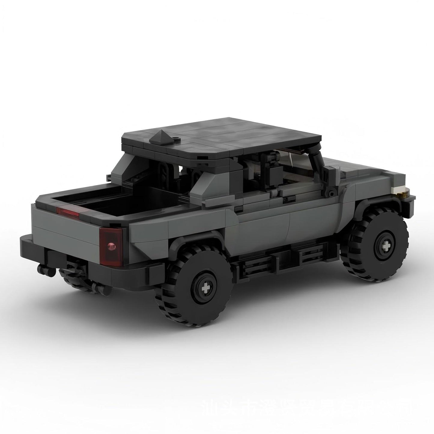 gmc hummer ev truck hard top building set | moc-149205 - 3