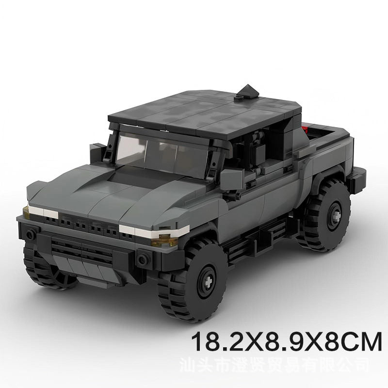 gmc hummer ev truck hard top building set | moc-149205 - 6
