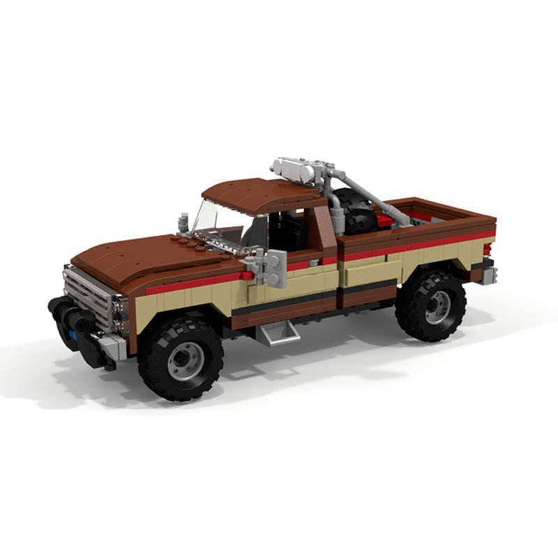 gmc pickup building set | the fall guy 1:28 | moc-32826 - 1