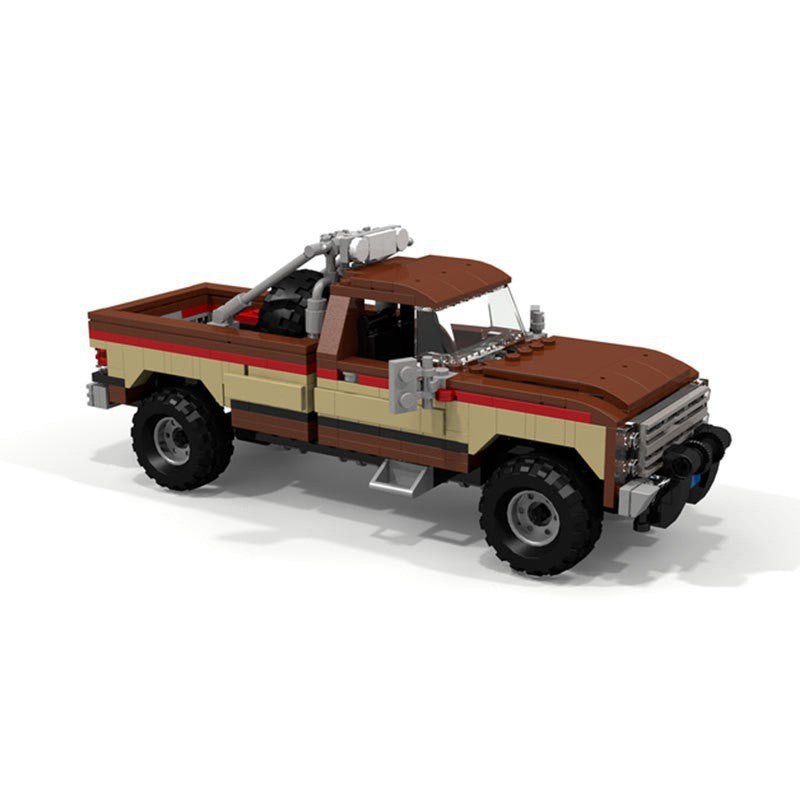 gmc pickup building set | the fall guy 1:28 | moc-32826 - 2