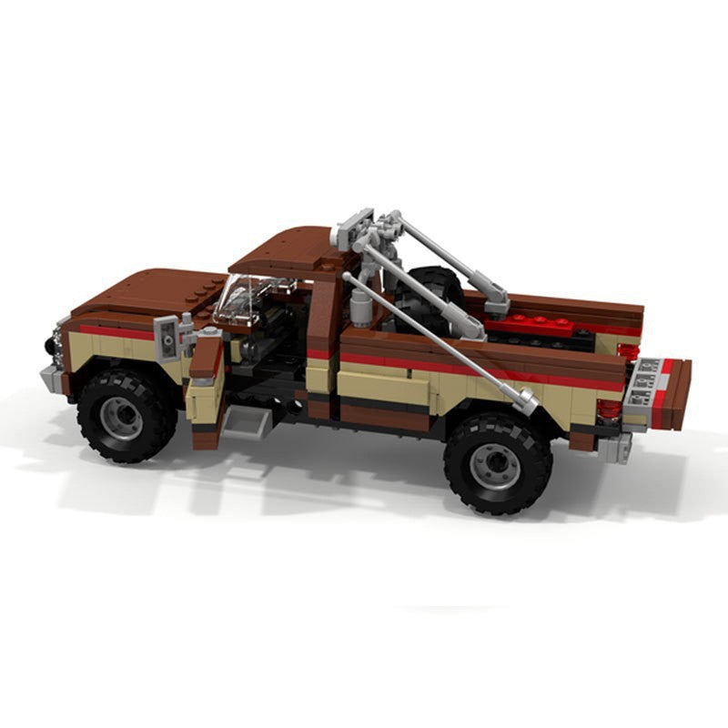gmc pickup building set | the fall guy 1:28 | moc-32826 - 3