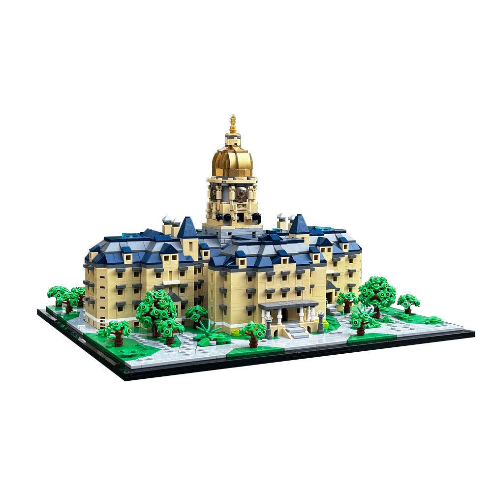 golden dome building set | university of notre dame | moc-190255 - 3
