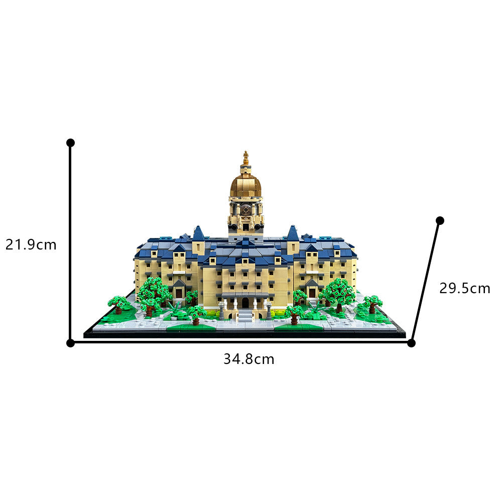 golden dome building set | university of notre dame | moc-190255 - 4