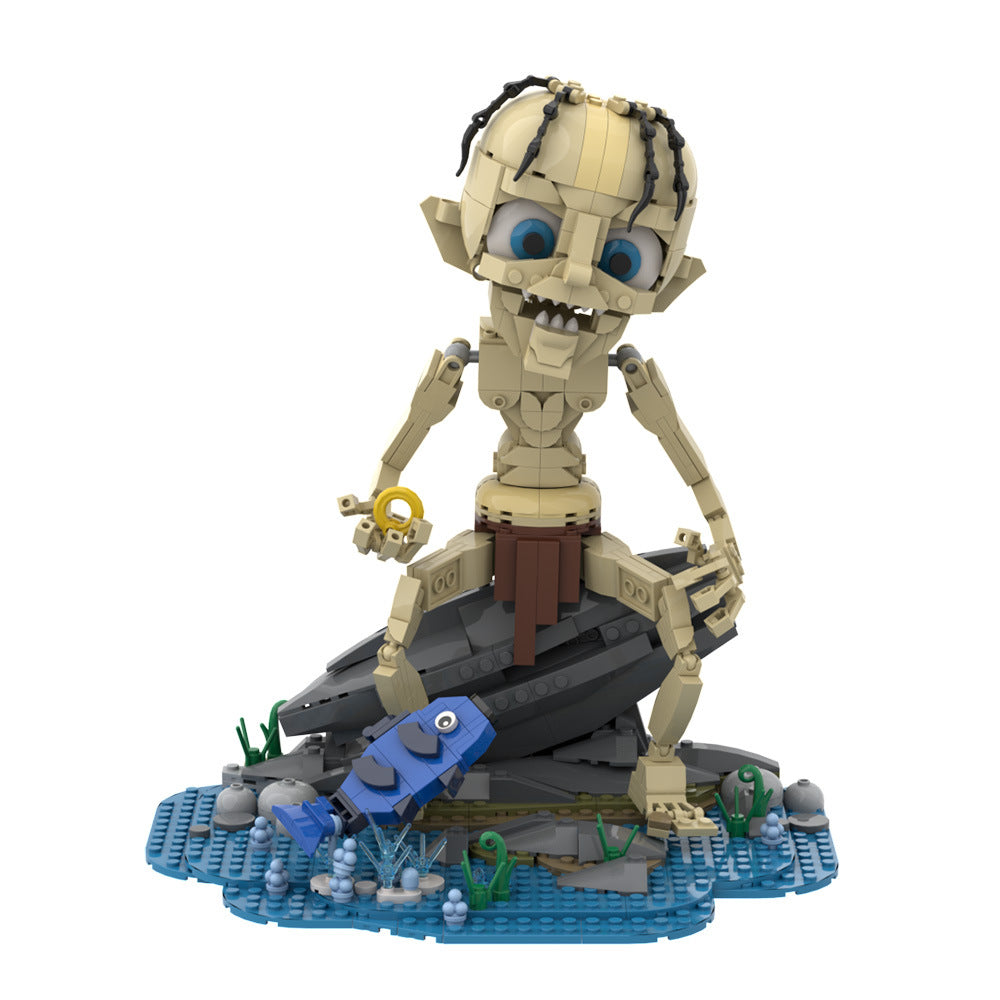gollum moc building set | the lord of the rings - 3