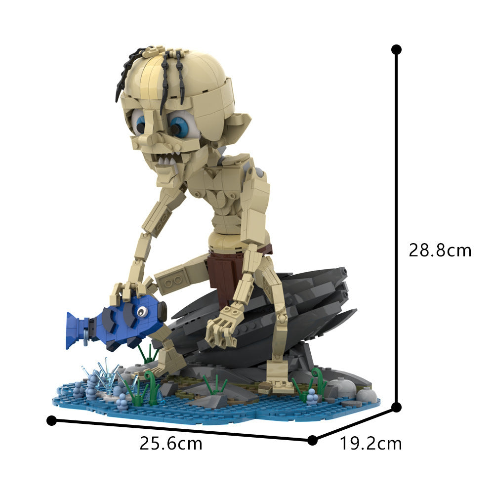 gollum moc building set | the lord of the rings - 4