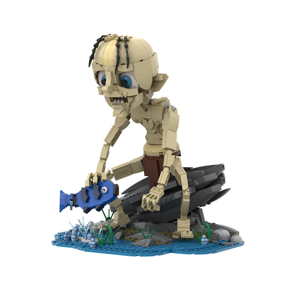 gollum moc building set | the lord of the rings - 5