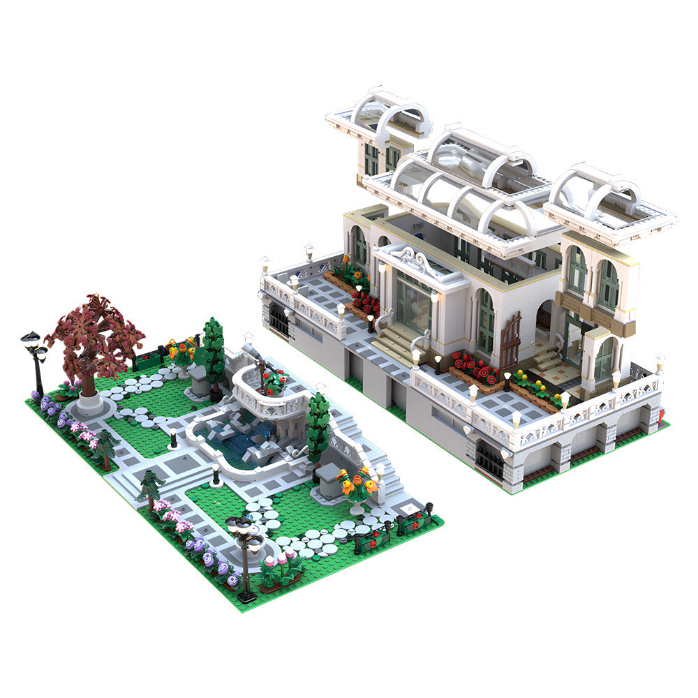 grand botanic palace garden building set | moc-201703 - 4