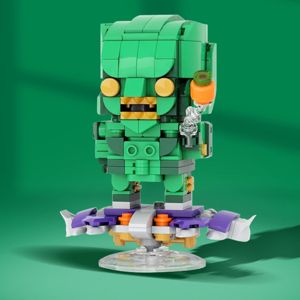 green goblin brickheadz lego moc | spider-man | moc-95523 - 1