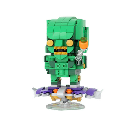 green goblin brickheadz lego moc | spider-man | moc-95523 - 4