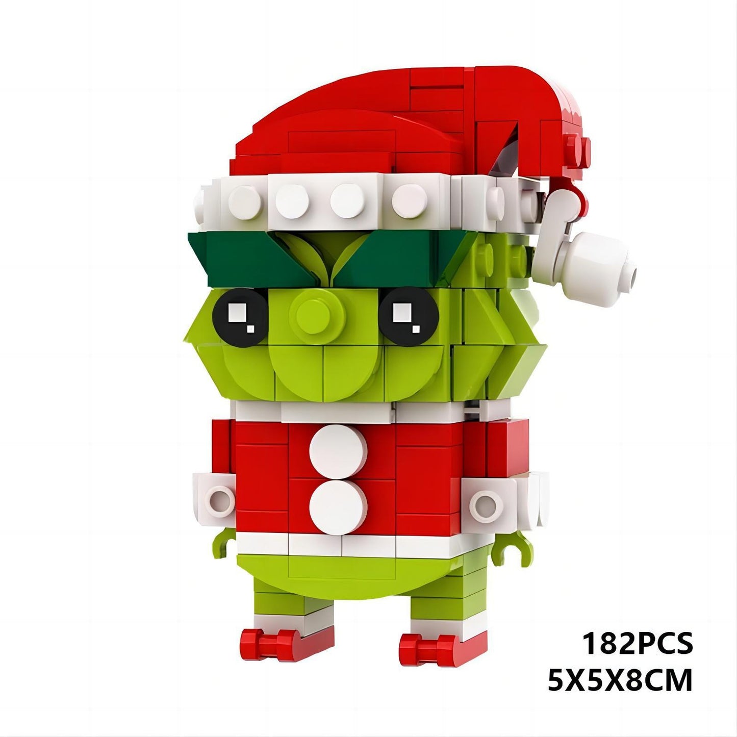grinch brickheadz building set | moc-64380 - 4