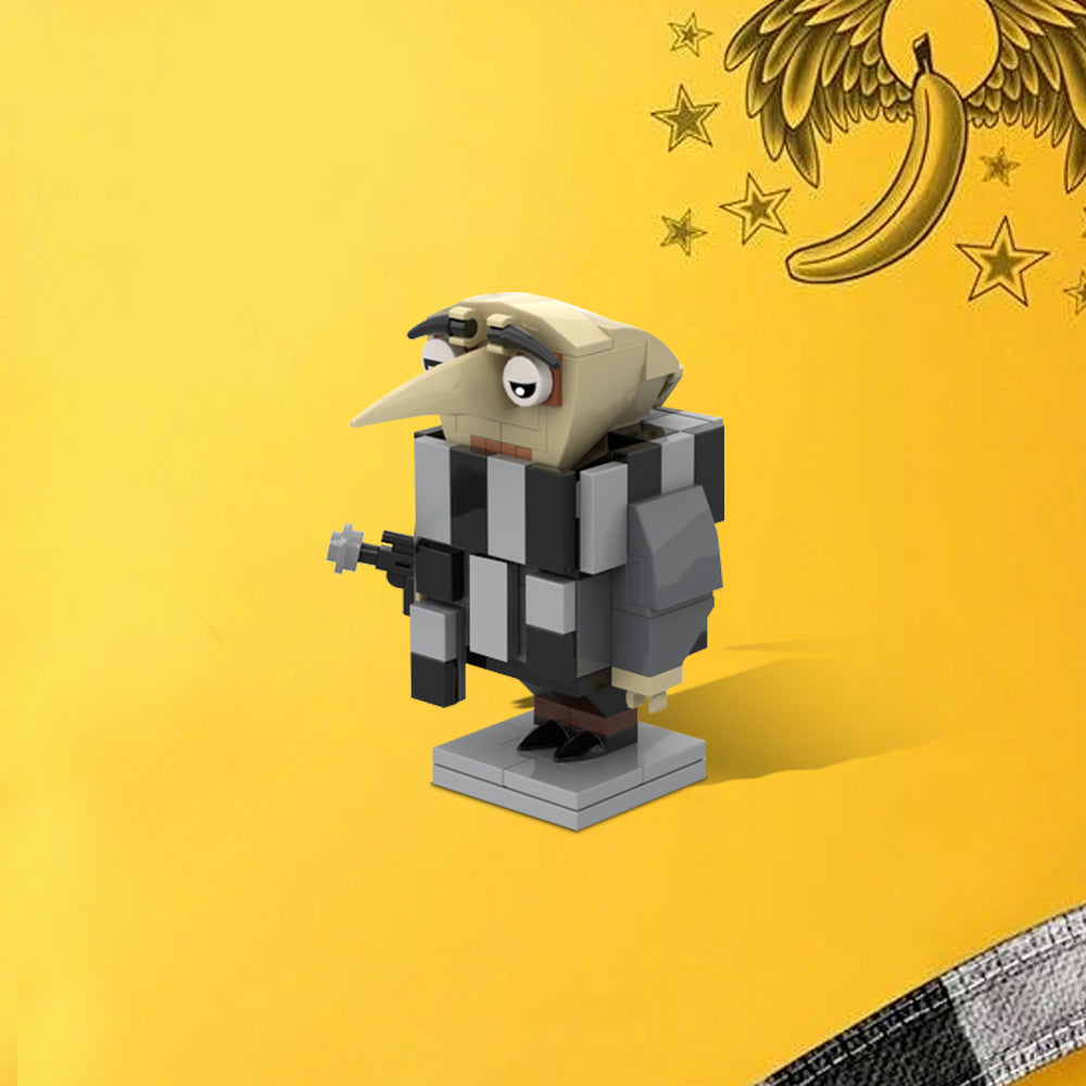 gru simba heads building set | despicable me | moc-189267 - 1