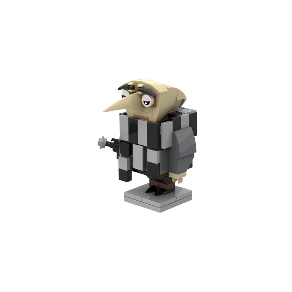 gru simba heads building set | despicable me | moc-189267 - 4