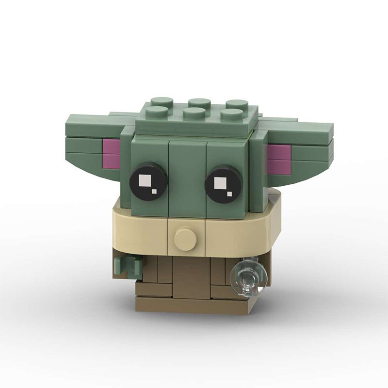 grugu brickheadz building set | building set | lego-compatible - 2