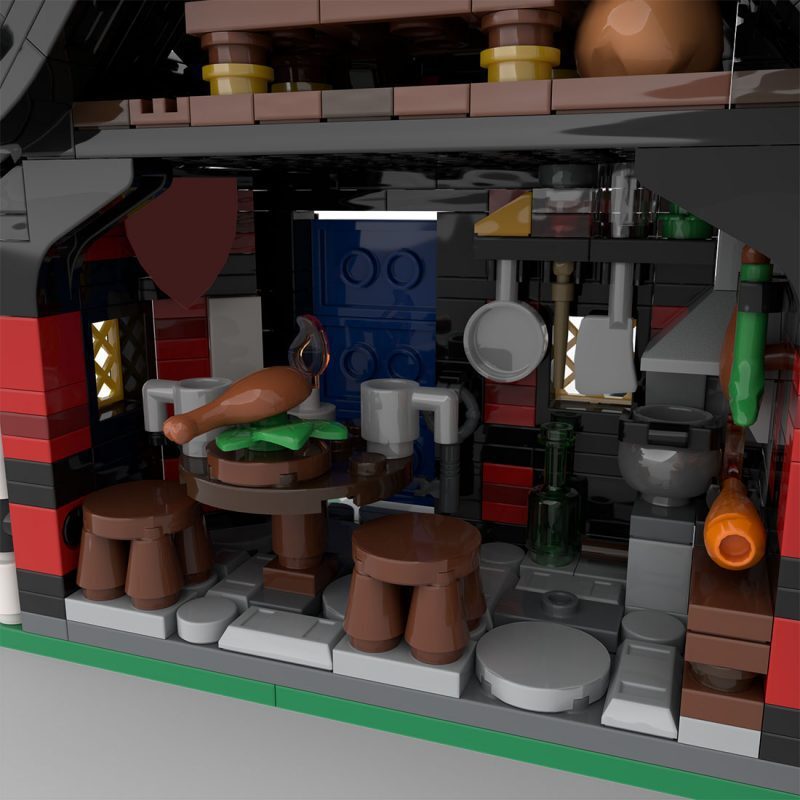 guarded inn building set | 6067 remake | moc-114516 - 3