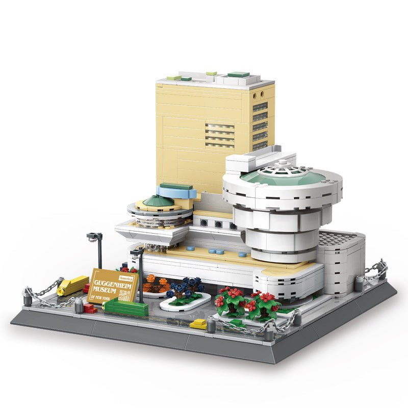 guggenheim museum, new york - building blocks set - wange - 4