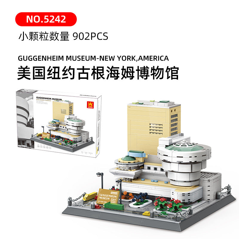 guggenheim museum, new york - building blocks set - wange - 5