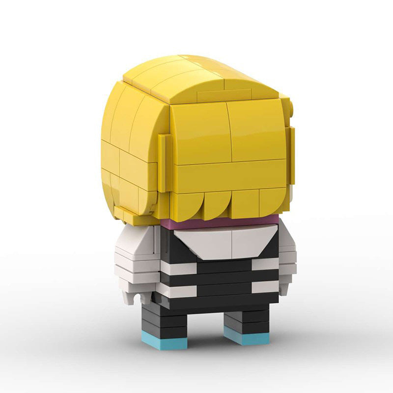 gwen moc brickheadz building set | spider-man | lego-compatible - 4