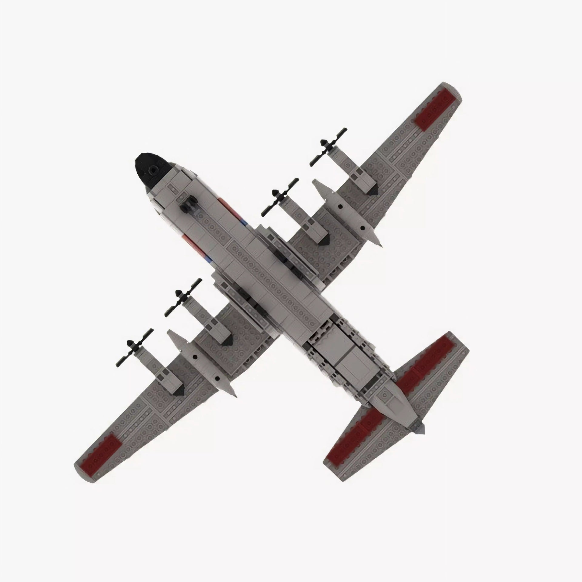 hc-130 hercules uscg building set | mini-scale | moc-122443 - 3
