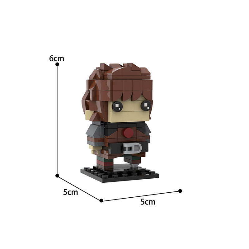 hiccup moc brickheadz | how to train your dragon | moc-35892 - 2