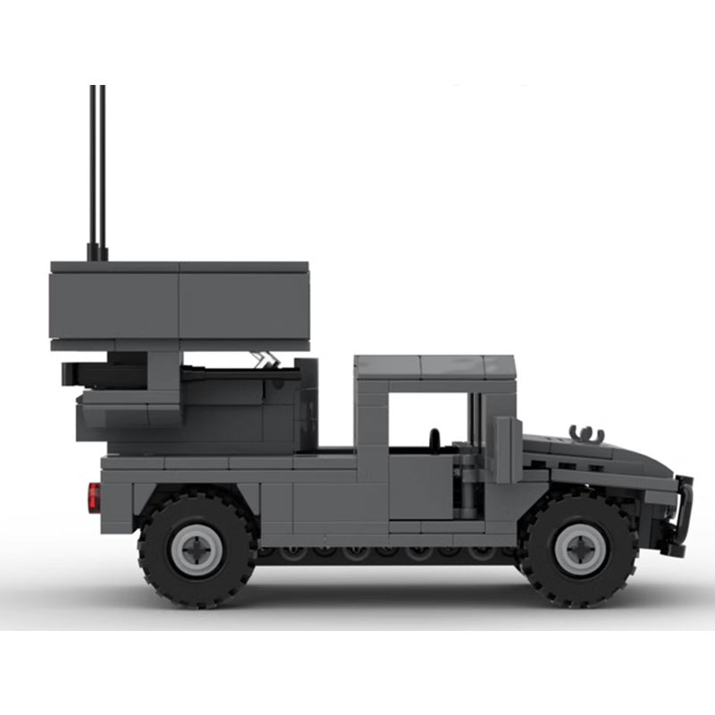 hmmwv avenger missile truck building set | moc-150074 - 3