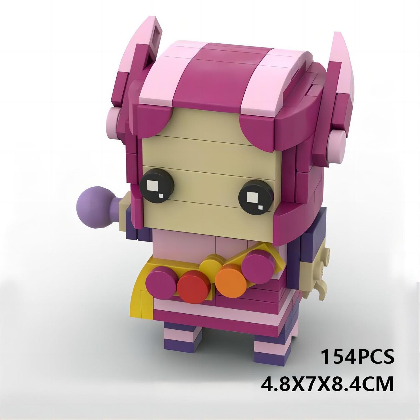 honey lemon brickheadz building set | lego-compatible big hero 6 moc - 1