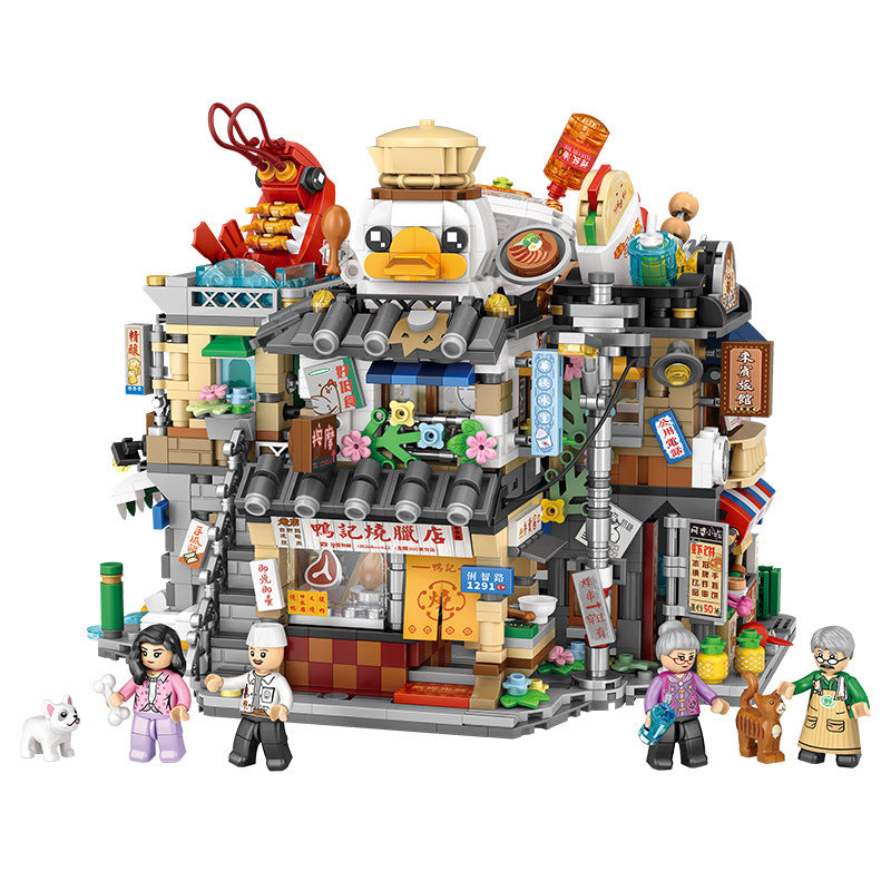 hong kong street view mini street view building blocks set - loz - 5