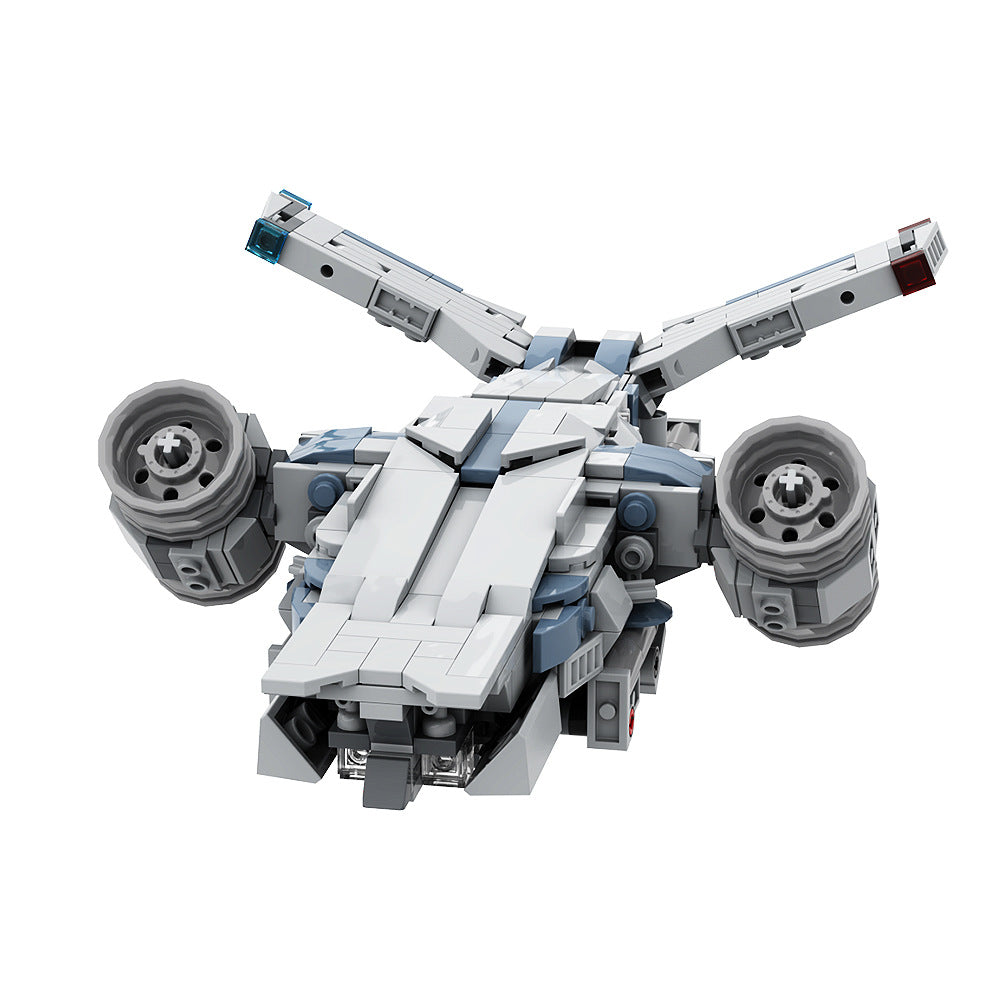 hunter killer battlefield building set | terminator 2 | moc-139142 - 5