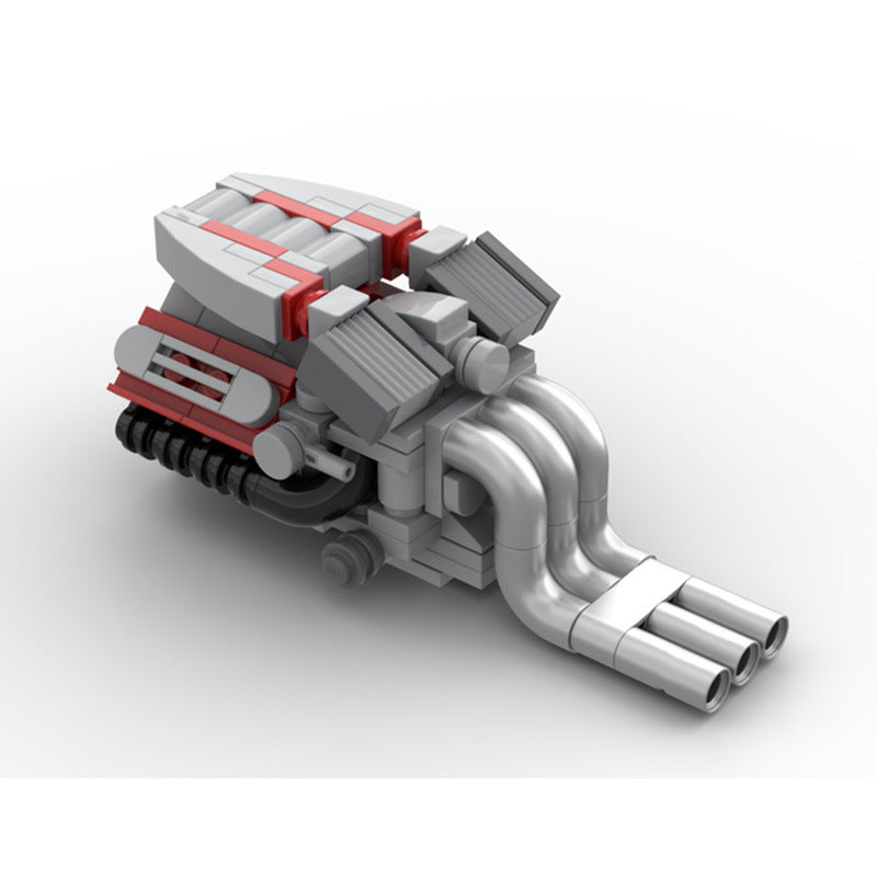 iconic italian super car building set | us tuning version | moc-86902 - 6