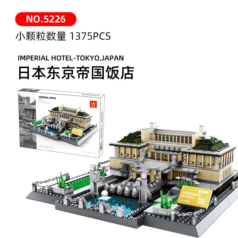 imperialhotel-tokyo,japan - building blocks set - wange bricks - 3