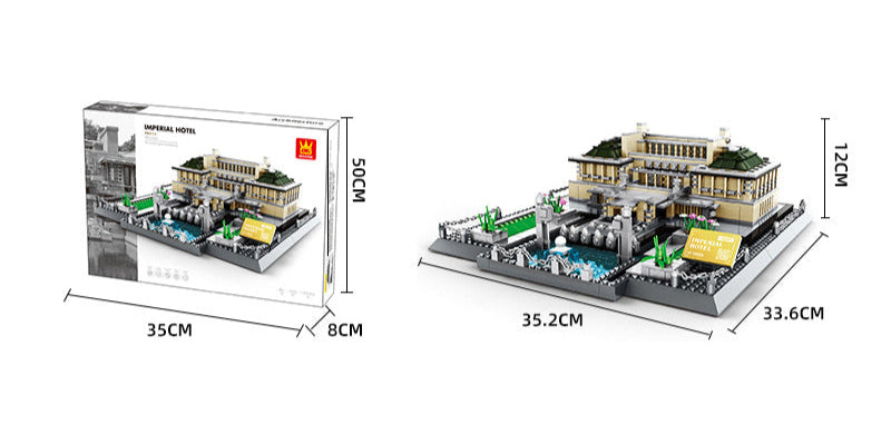 imperialhotel-tokyo,japan - building blocks set - wange bricks - 5