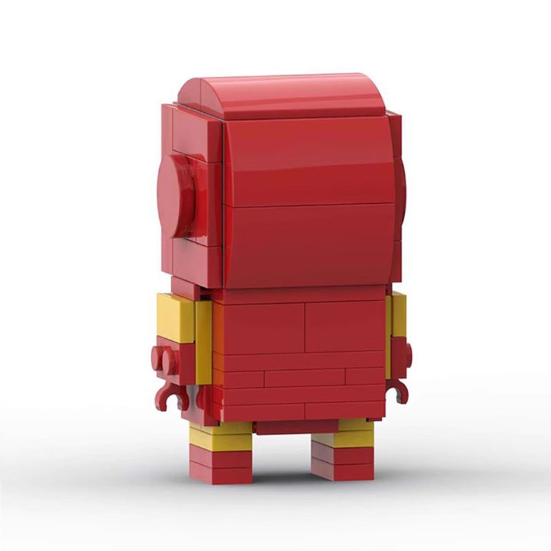 iron man moc brickheadz style set | lego-compatible 122pcs - 3