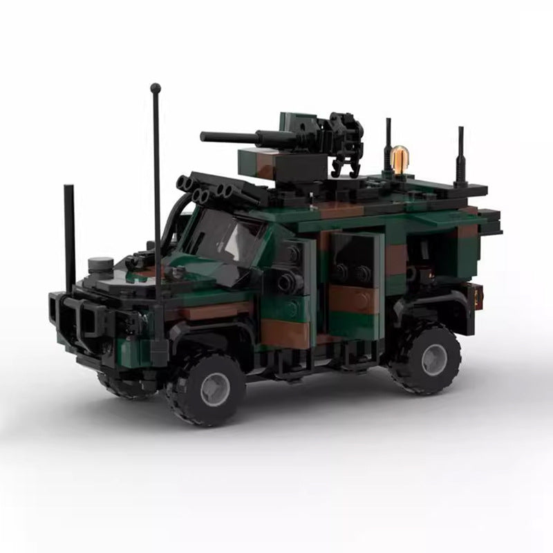 iveco lmv 2 4x4 lince building set | lynx | moc-80034 - 2