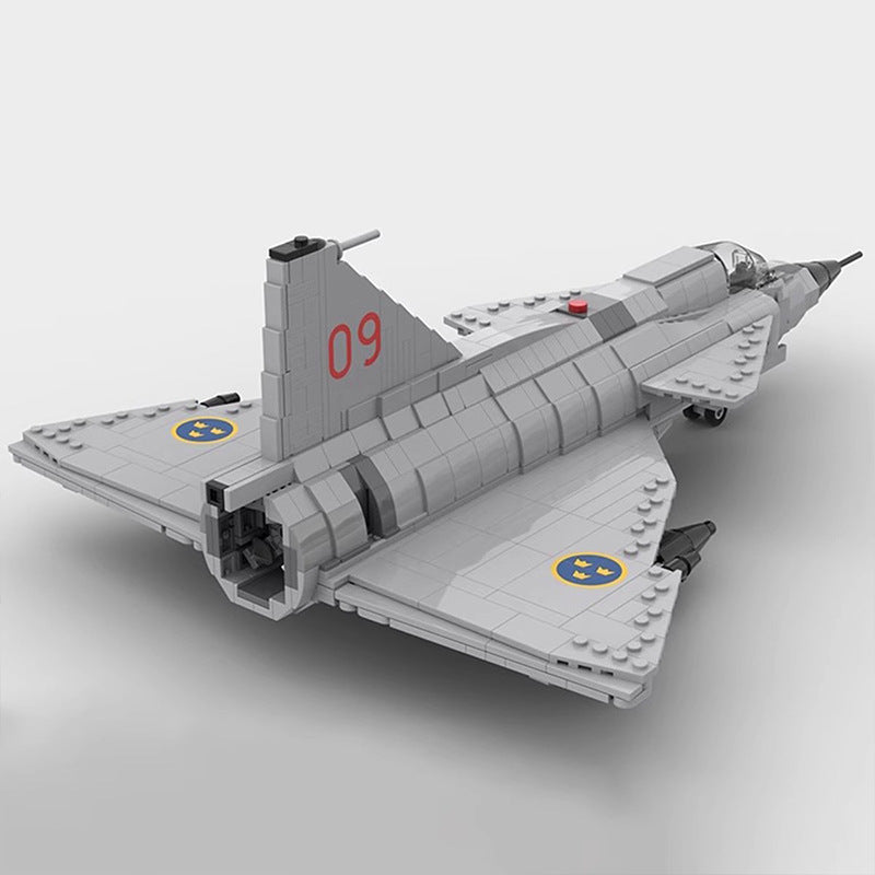 ja & aj-37 viggen building set | moc-130725 - 3