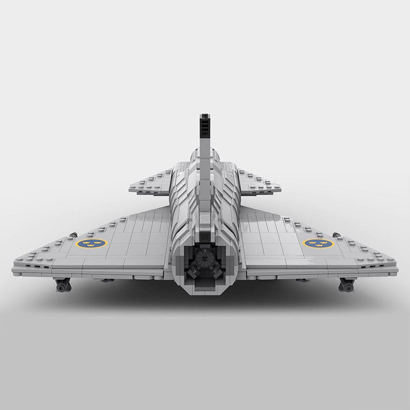 ja & aj-37 viggen building set | moc-130725 - 4