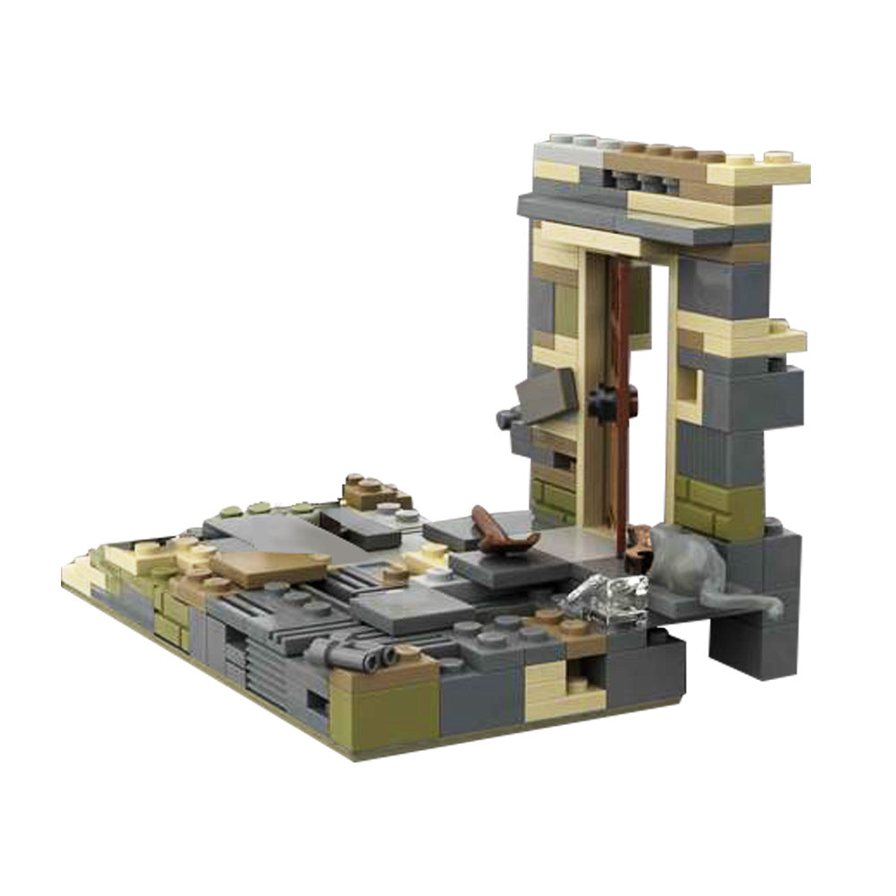 joel and elli approaching a door | tlou | moc-47680 - 3