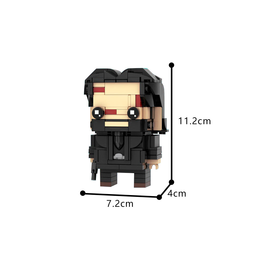 john wick brickheadz lego moc | moc-18052 - 3