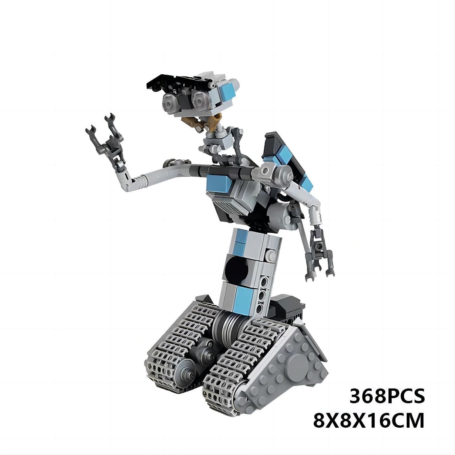 johnny 5 robot building set | moc-compatible with lego bricks - 5
