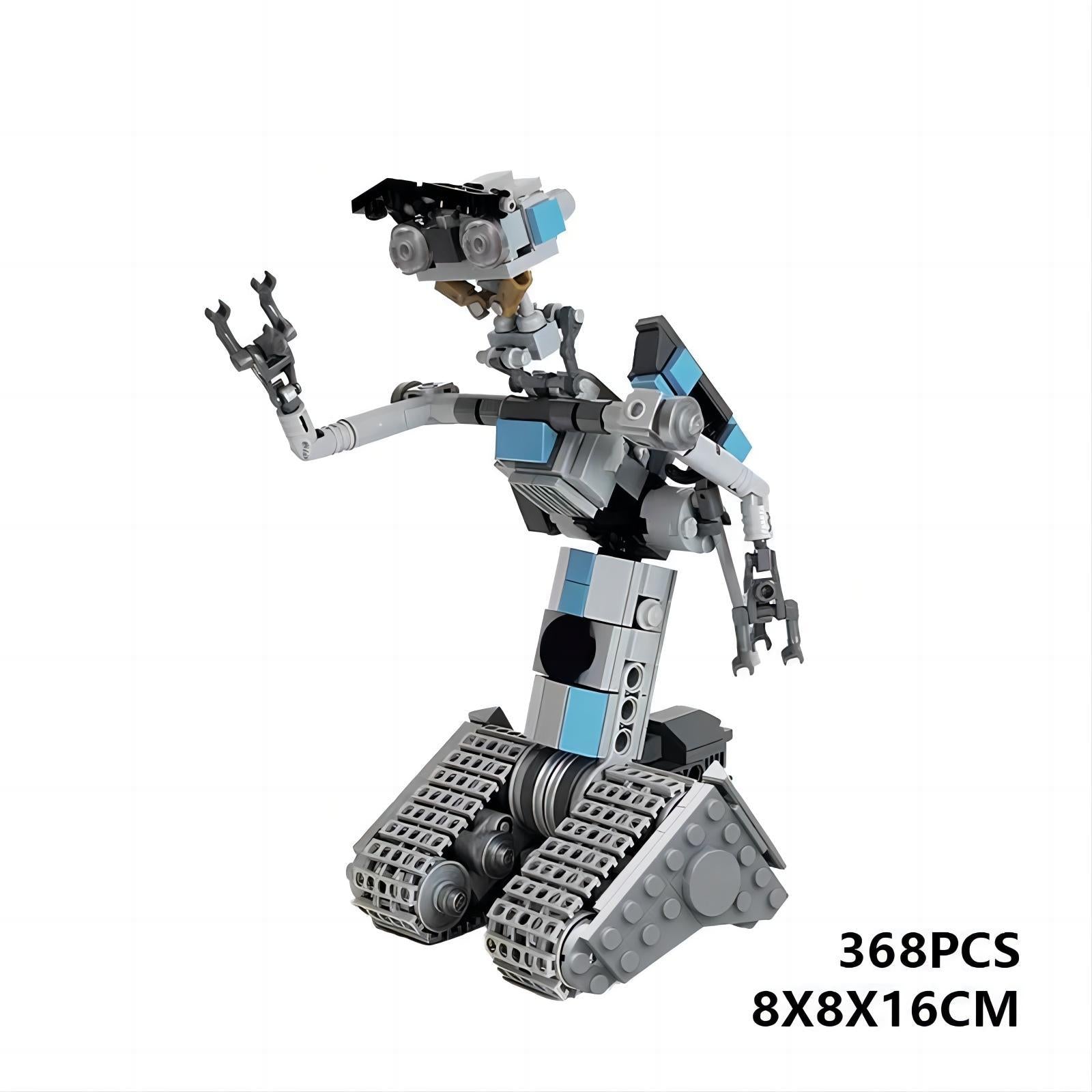 johnny 5 robot building set | moc-compatible with lego bricks - 5