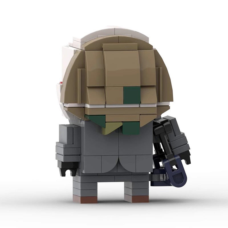 joker suit brickheadz building set | lego-compatible moc toy - 4