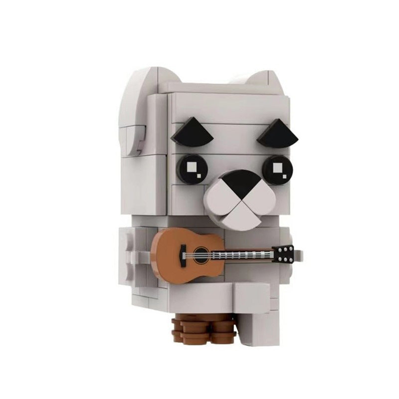 k.k. slider brickheadz building set | animal crossing | moc-64644 - 1