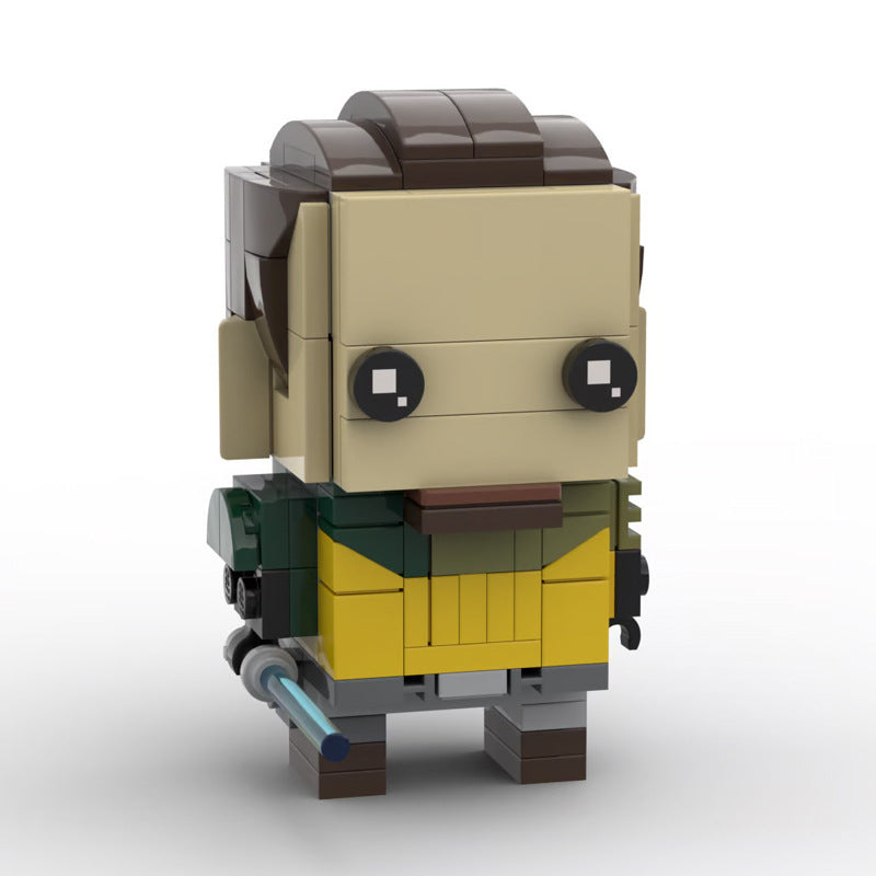 kanan jarrus brickheadz building set | star wars | moc-178701 - 2