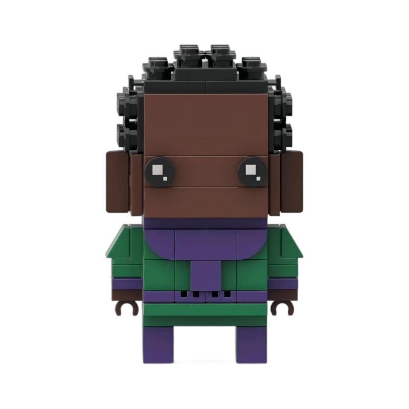 kang the conqueror brickheadz moc set | lego-compatible marvel toy - 2