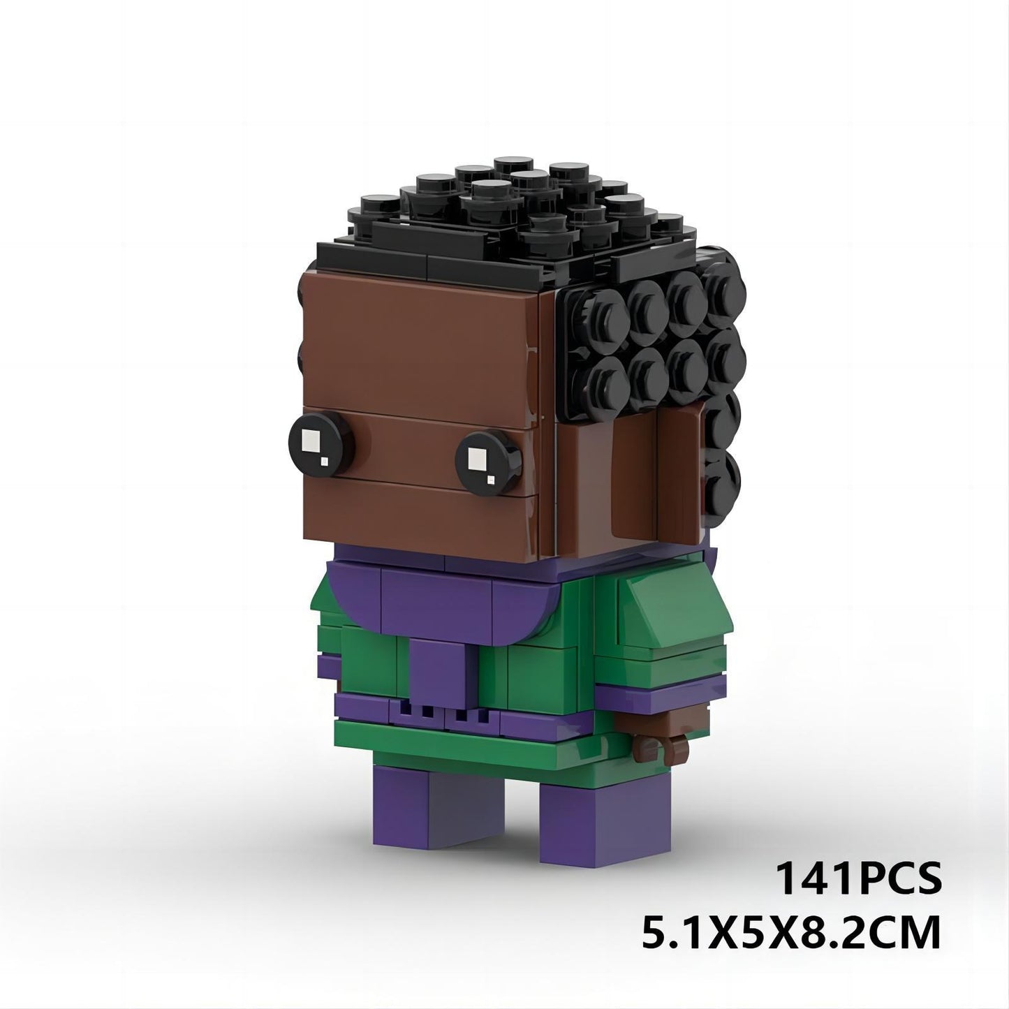 kang the conqueror brickheadz moc set | lego-compatible marvel toy - 3